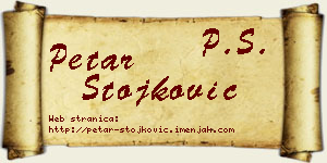 Petar Stojković vizit kartica